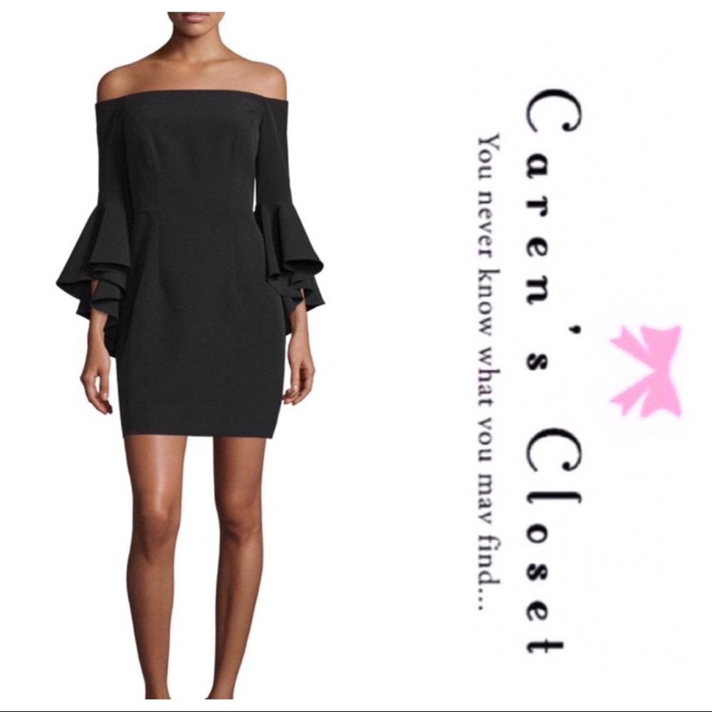 Milly New York NWOT Selena Black Mini Dress